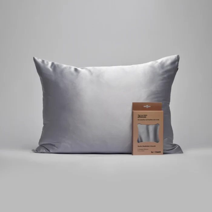 Satin Pillowcase Silver Grey 1x