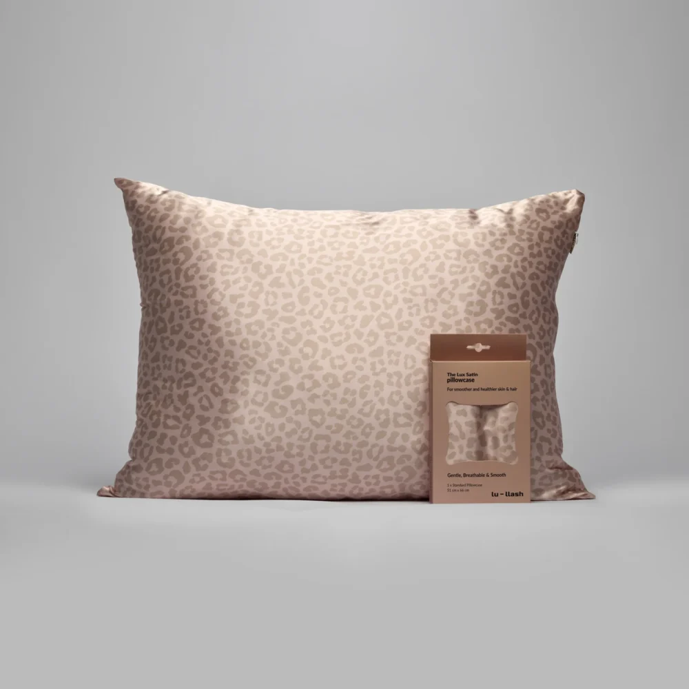 Satin Pillowcase Pink Leopard 1x
