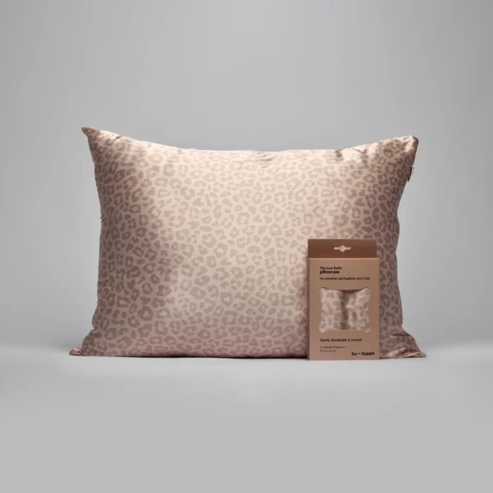 Satin Pillowcase Pink Leopard 1x