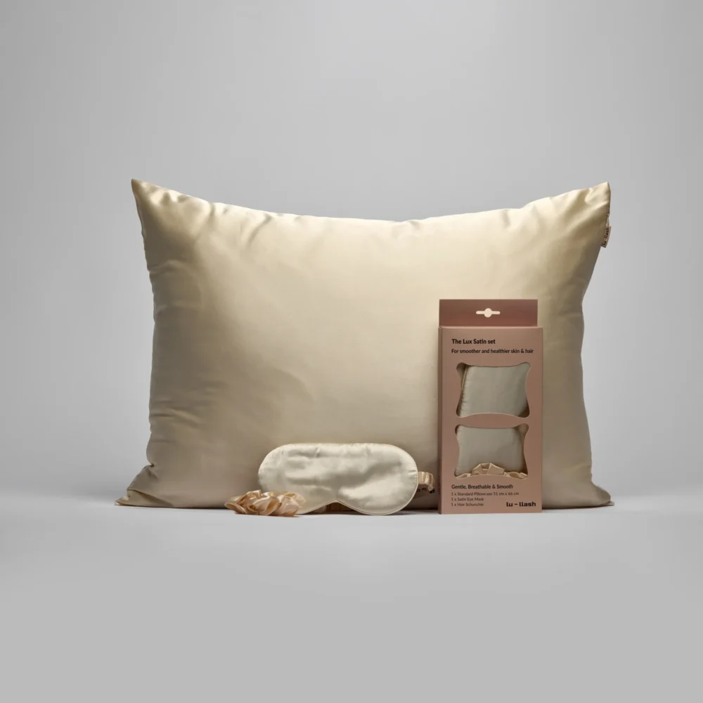 Satin Set Creamy Beige