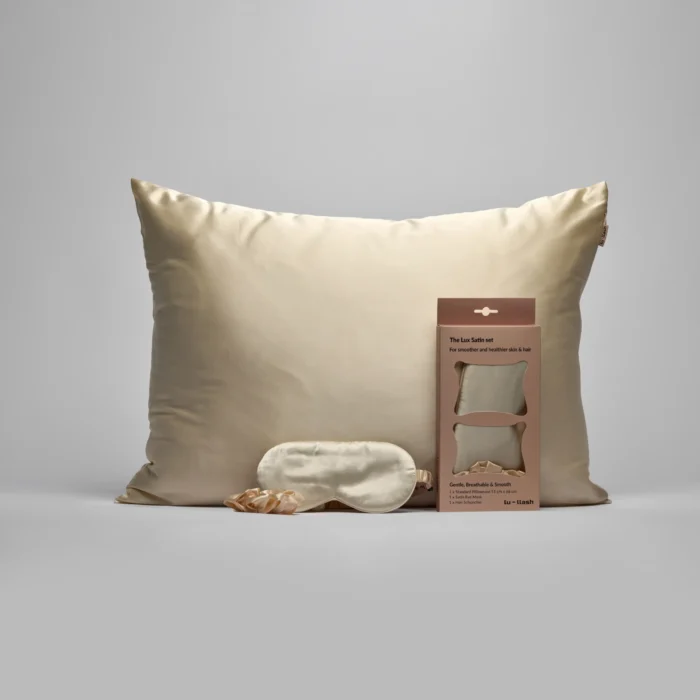 Satin Set Creamy Beige