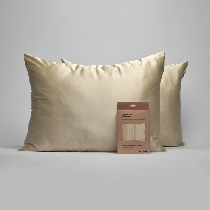 Satin Pillowcase Creamy Beige 2x