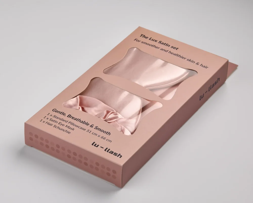 Satin Set Pink Rose - Image 2