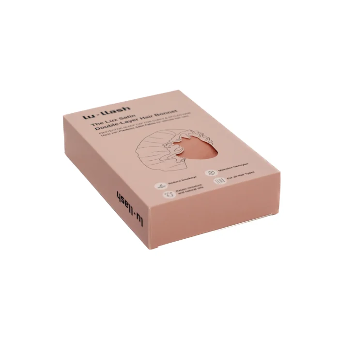 Satin Hair Boonet pink&black